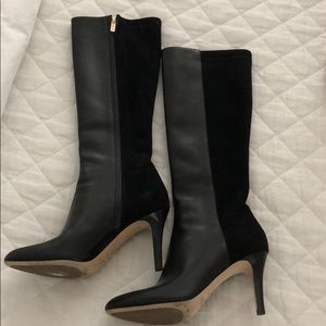 Jimmy Choo leather and suede boots